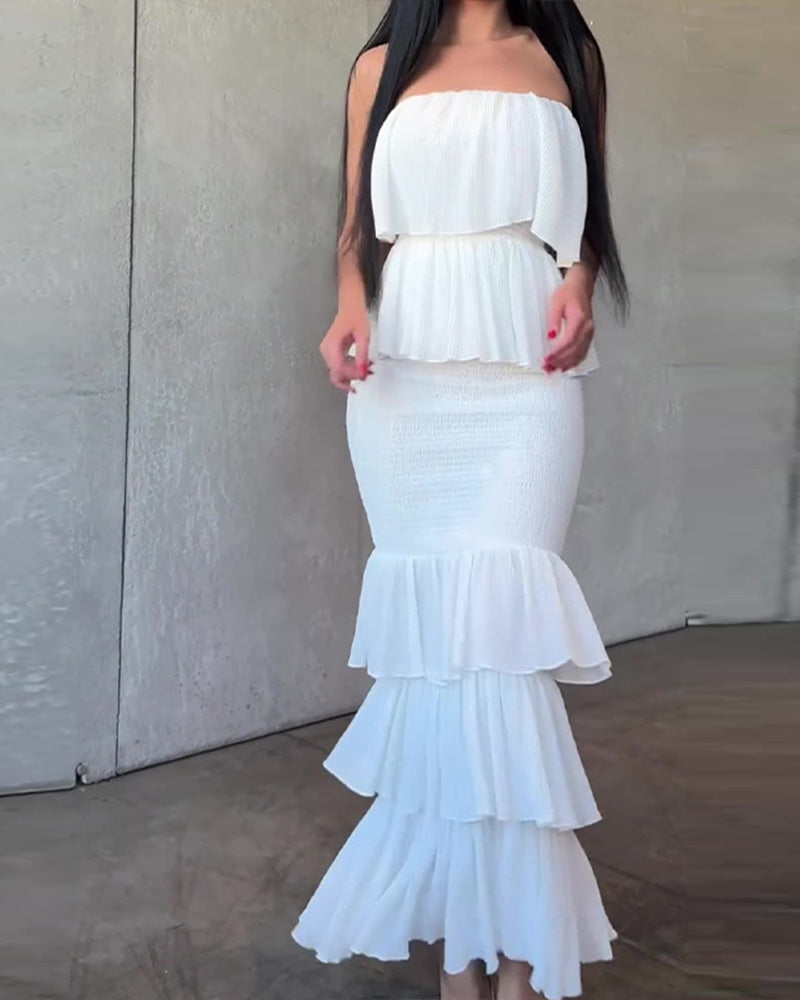white dress