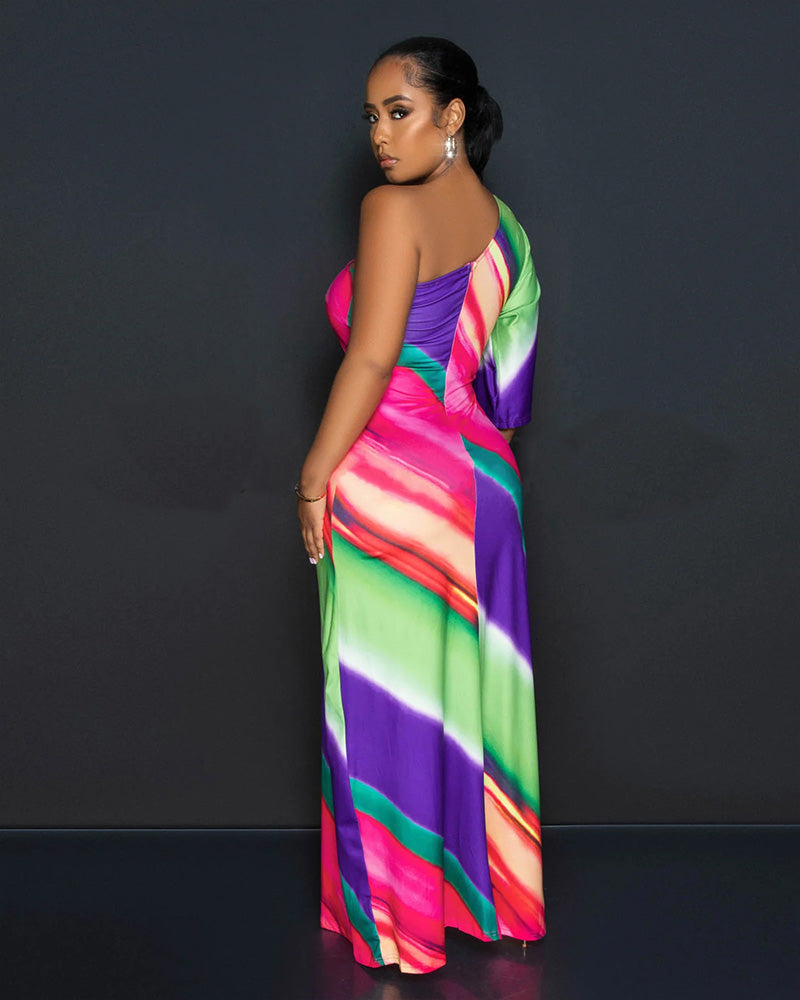 multi color dress