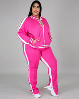 Janay Cold Shoulder Tracksuit