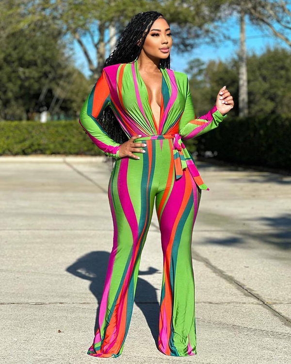 COLOR SCOPE JUMPSUIT