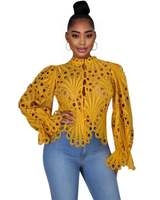 Remi Lace Button Up Top