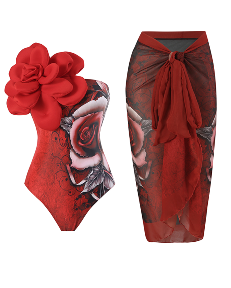 3D Flower Swim Set