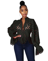 Remi Lace Button Up Top