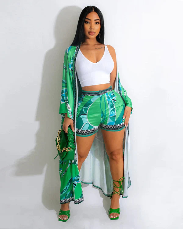 CANCUN | KIMONO Short SET