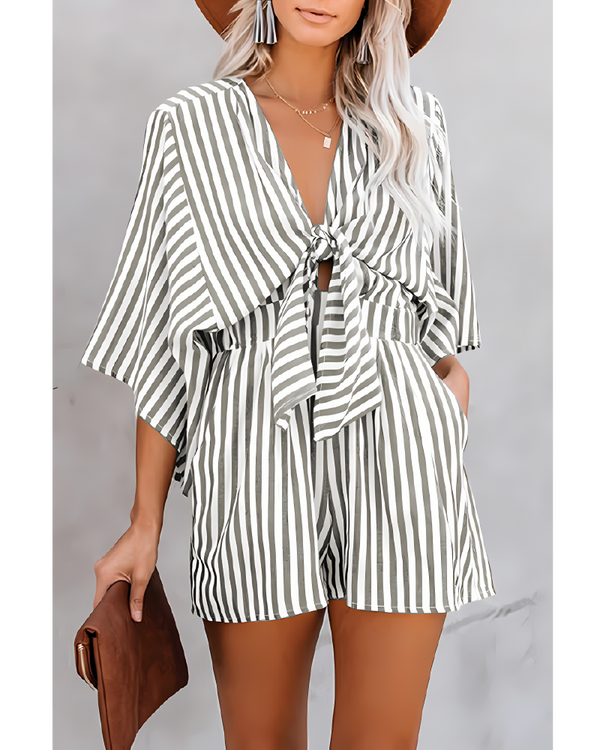 Boho High Waist Romper