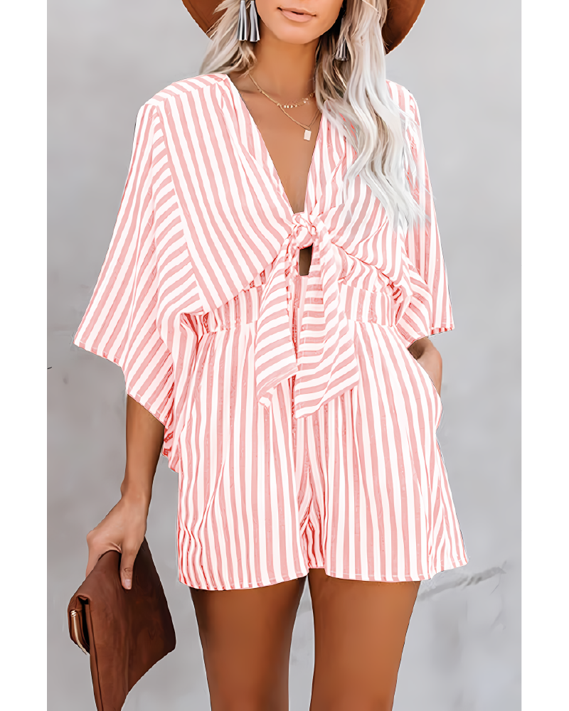 Boho High Waist Romper