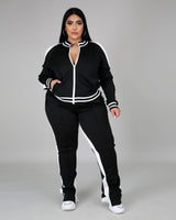 Janay Cold Shoulder Tracksuit