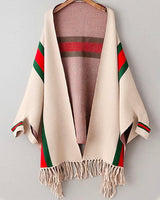 Gabby Stripe Poncho