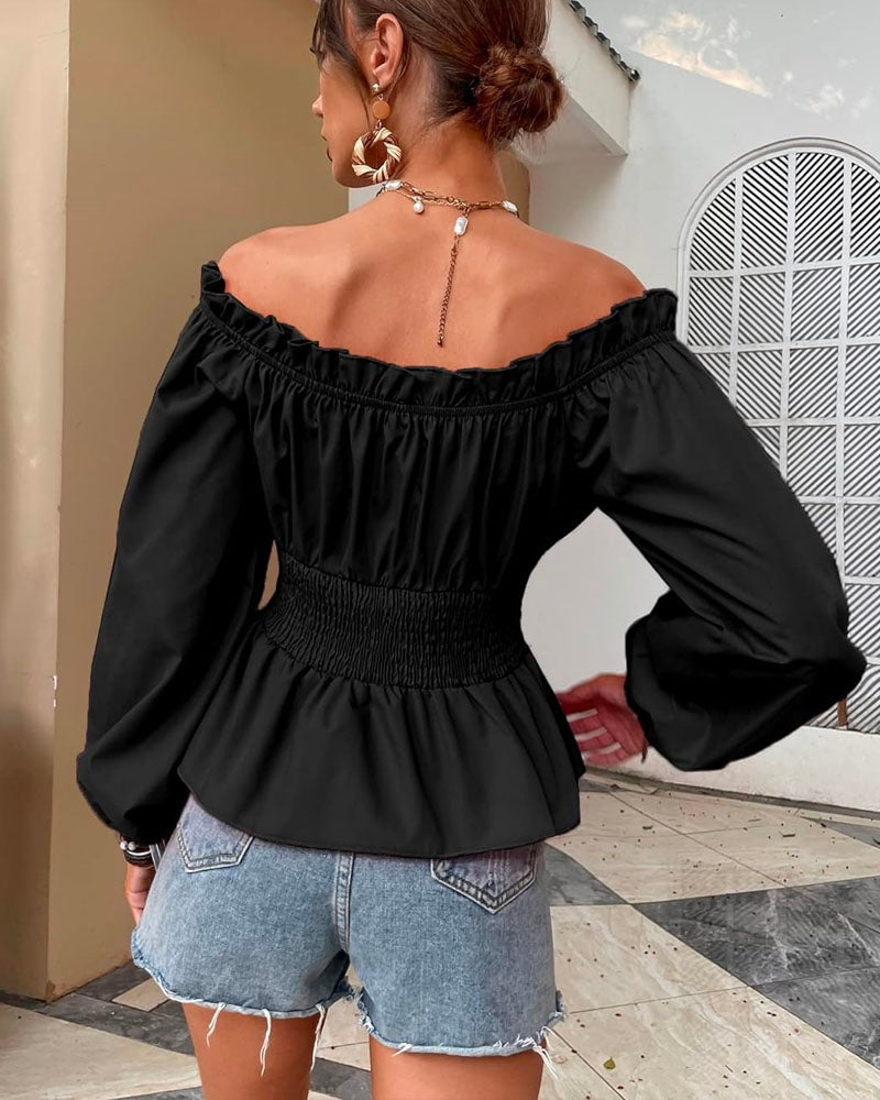 Off the Shoulder Corset Top