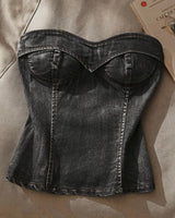 Evermore Denim Top