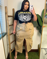 FULL OF POCKETS SKIRT (Plus Size)