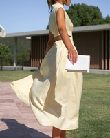 Elegant High Neck Maxi Dress