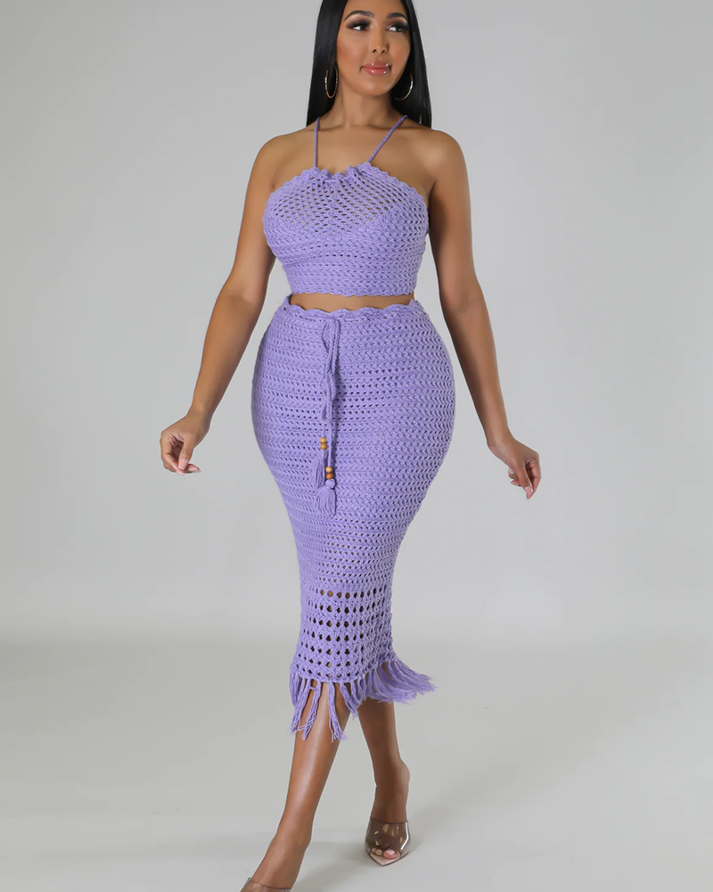 Seeking Paradise Skirt Set