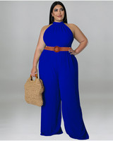 TRINA HIGH-BACK JUMPSUIT(WITH BELT)