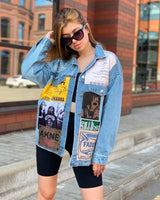 Stylish Patchwork Denim Jacket