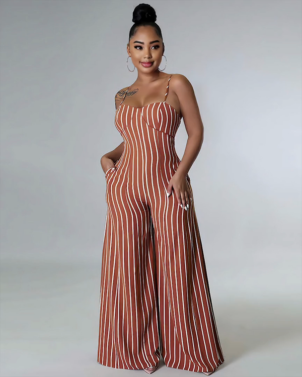 Mocha Wide Leg Jumpsuit