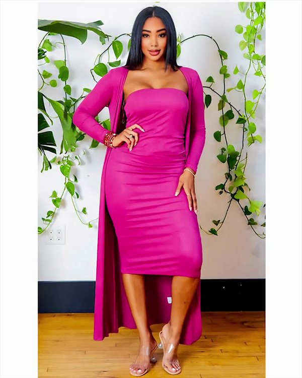 slay bae | cardigan dress set