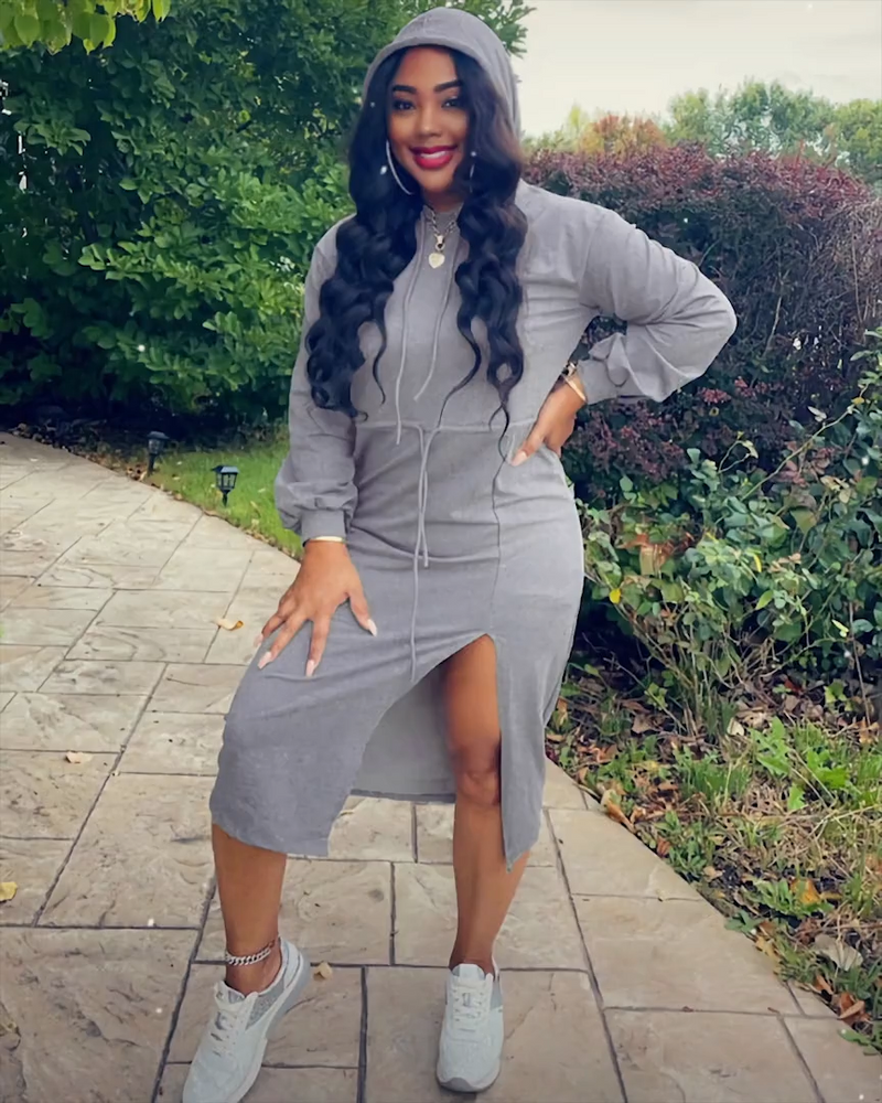 Showing Out Hoodie Dress