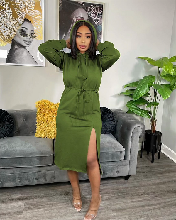 Showing Out Hoodie Dress